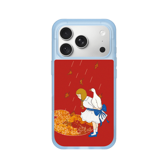La fille et le canard