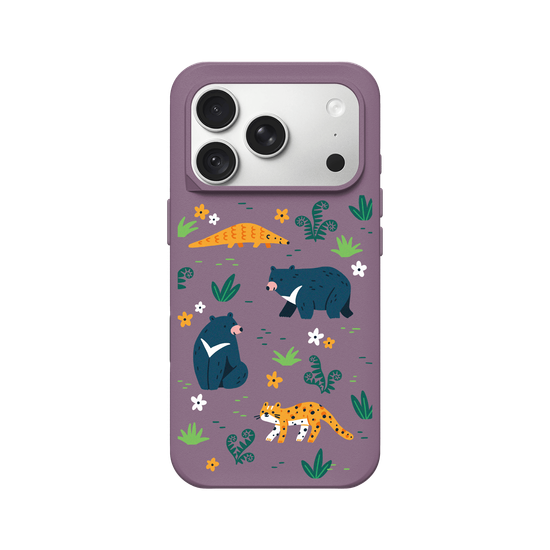 Wildlife of Taiwan’s Forests – Illustration (Formosan Black Bear, Pangolin, Leopard Cat)