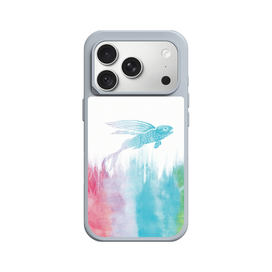 Flying Fish in Waves (Rainbow)