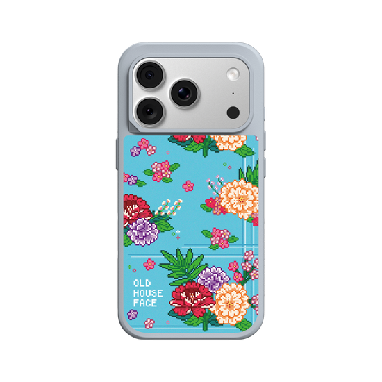Pixel Floral Fabric