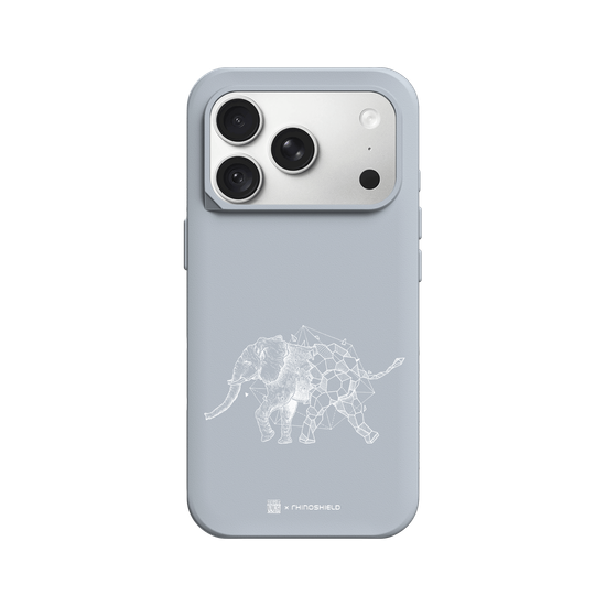 Geo Elephant - White