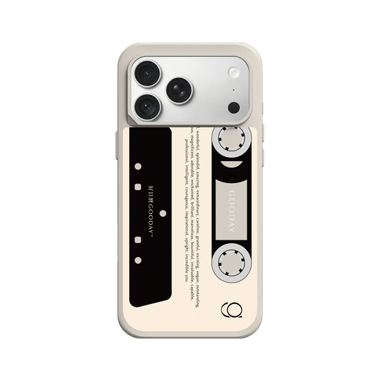 Retro Cassette Tape (Solid Background)