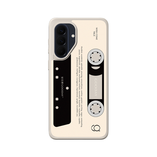 Retro Cassette Tape (Solid Background)