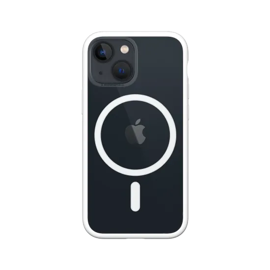 Rhinoshield MOD NX - Coque Apple iPhone 13 Mini Coque Arrière Rigide  Antichoc - Platinum Gray 614373 