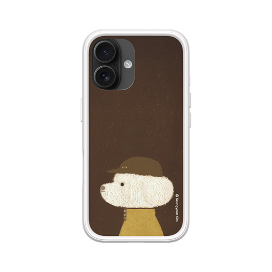 The White Dog with the Cap