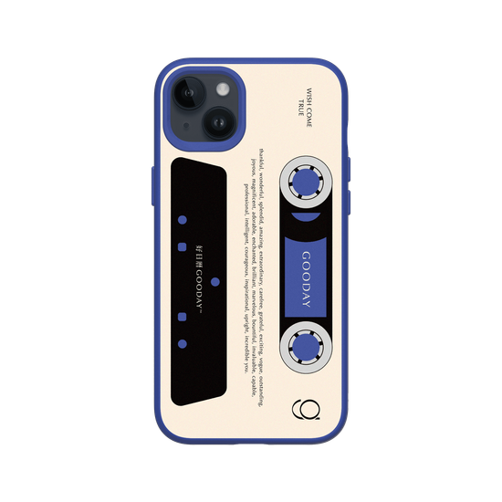 Retro Cassette Tape (Solid Background)