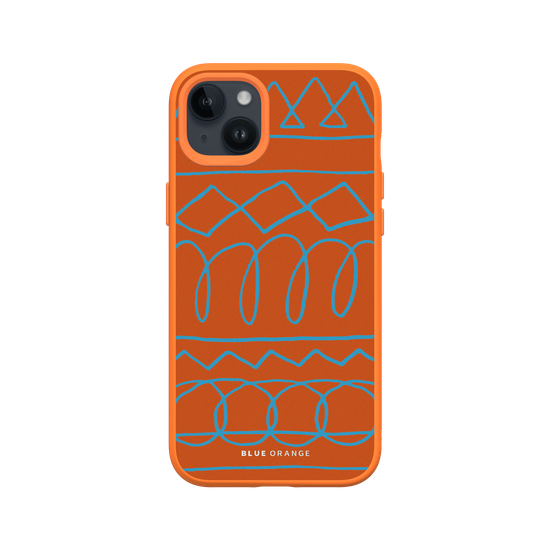 Funky Pattern Orange