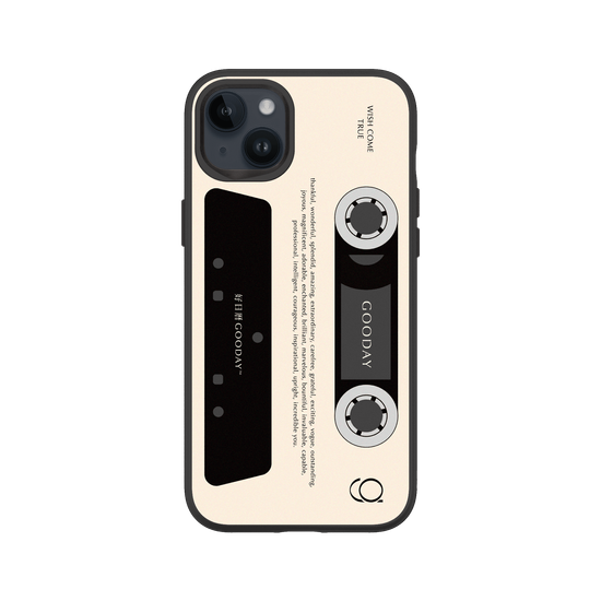 Retro Cassette Tape (Solid Background)