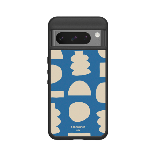 Knock Knock A2Z | Indigo Shapes | SolidSuit - Pixel 8 Pro