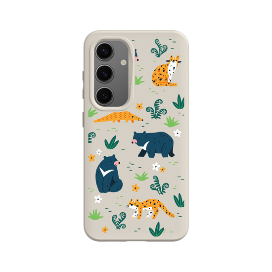 Wildlife of Taiwan’s Forests – Illustration (Formosan Black Bear, Pangolin, Leopard Cat)