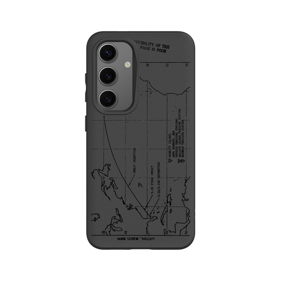 Launch Vehicle Ground Track (Black)