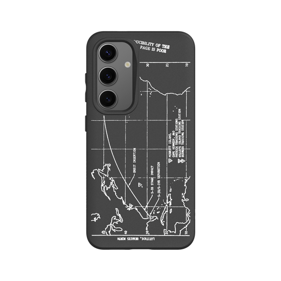 Launch Vehicle Ground Track (White)