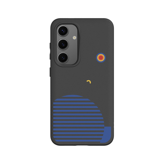 Exoplanet K2-18 b & Red Dwarf - Bauhaus Style