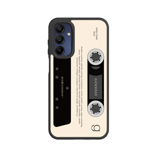 Retro Cassette Tape (Solid Background)