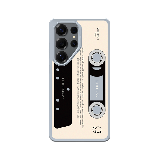 Retro Cassette Tape (Solid Background)