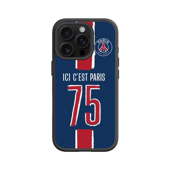 PSG | 75 ICI C'EST PARIS | SolidSuit - iPhone 16 Pro | RHINOSHIELD