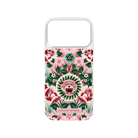 Pink Tiger and Flowers
