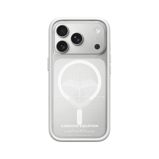 Shape of Love: Heart Pulse (White)