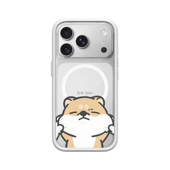 Pulling Shiba's Face