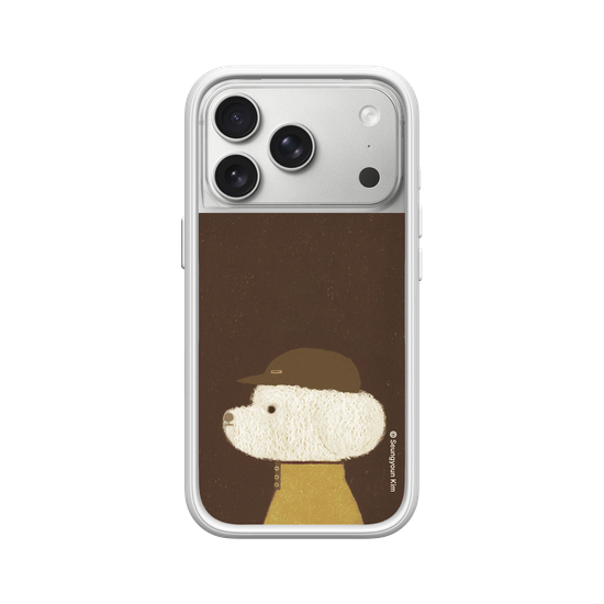 The White Dog with the Cap