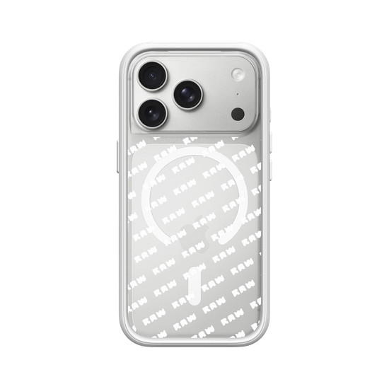 Raw White Pattern Small