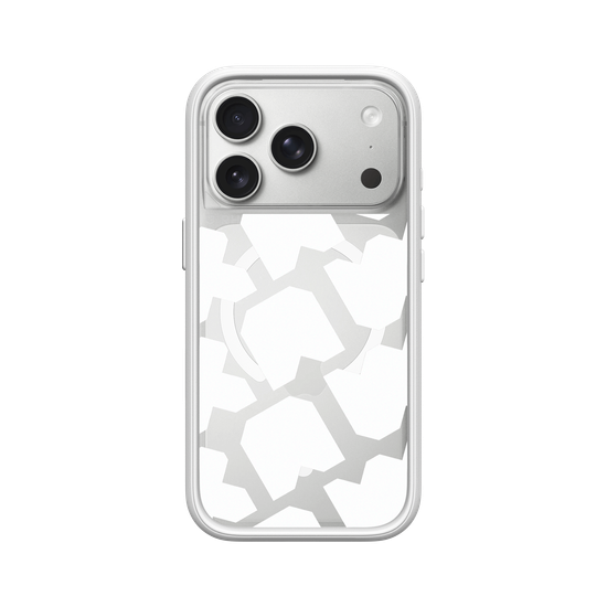 Raw White Pattern Big