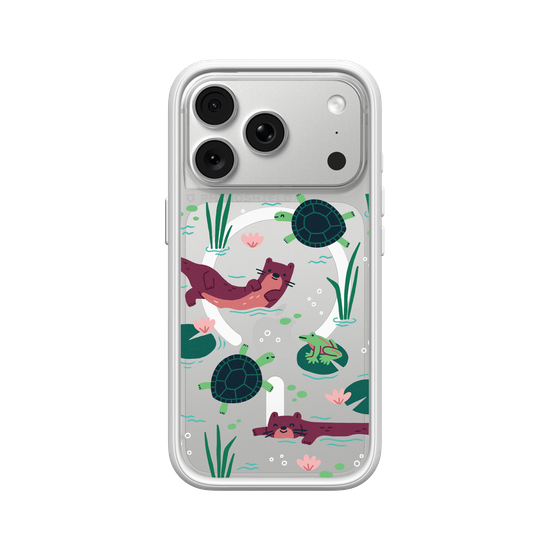Wildlife of Taiwan’s Waters – Illustration (Otter, Turtle, Frog)