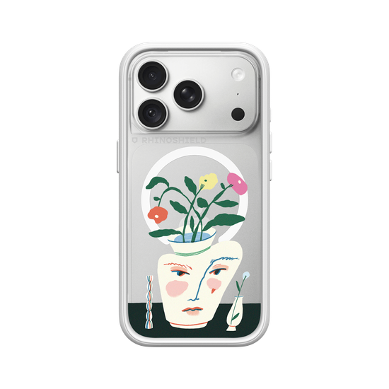 顔のある花瓶