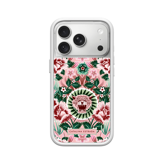 Pink Tiger and Flowers
