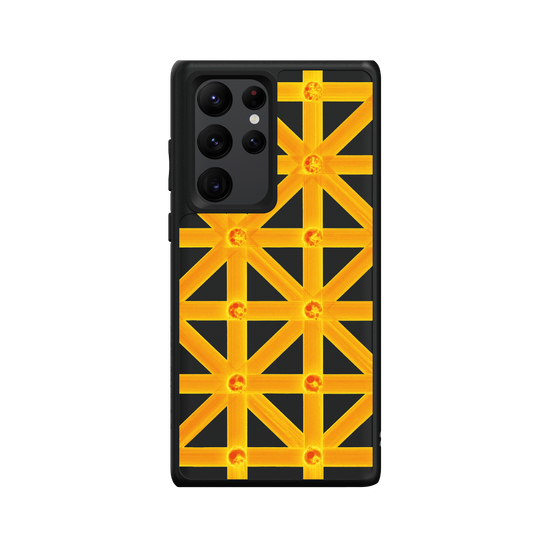 Orange Ink Pattern