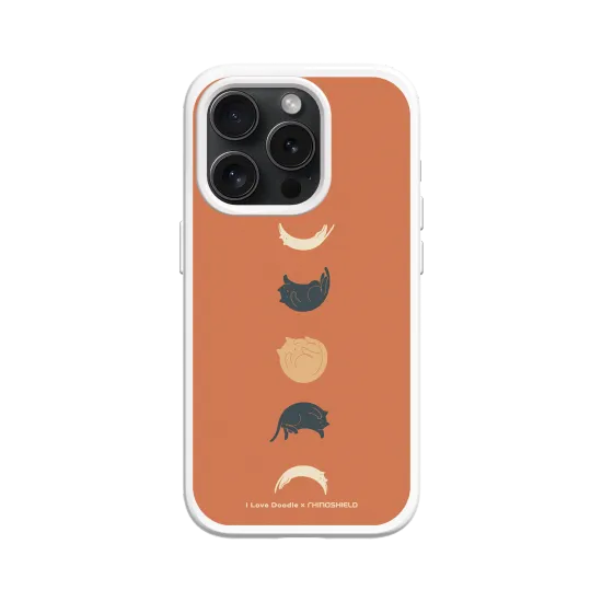 cat landscape - cat phases orange