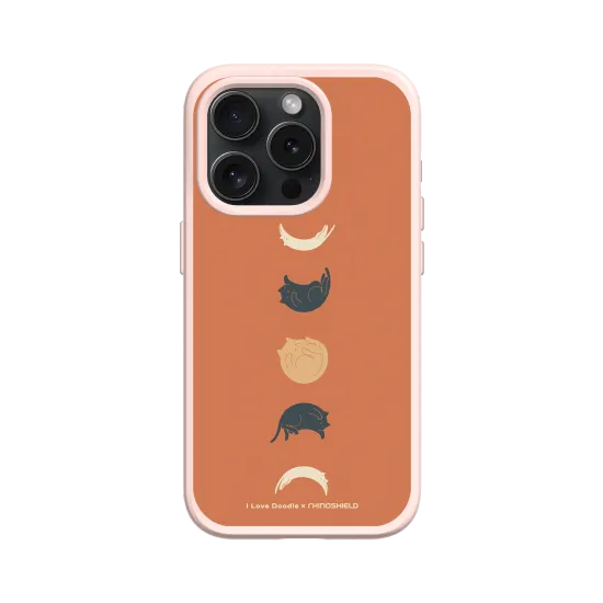 cat landscape - cat phases orange