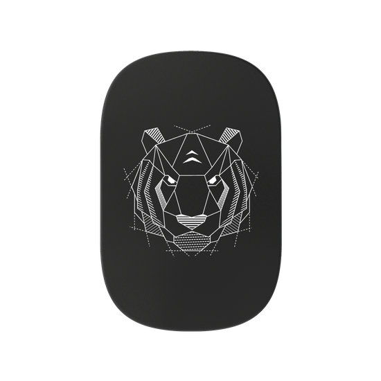 Geometric Tiger Head
