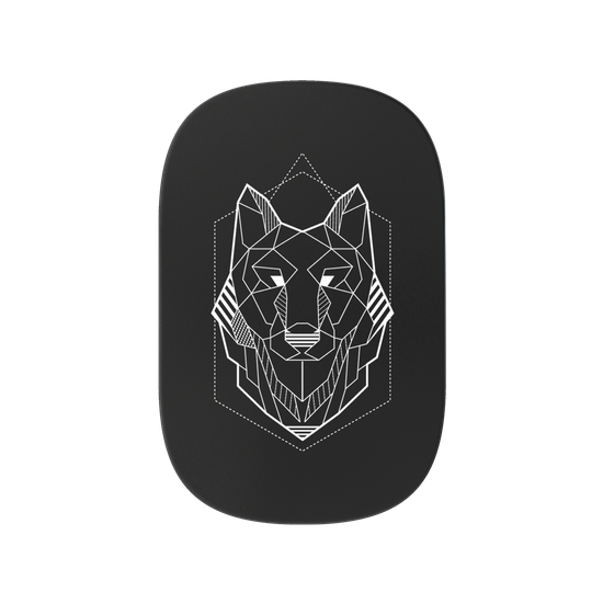 Geometric Wolf Head