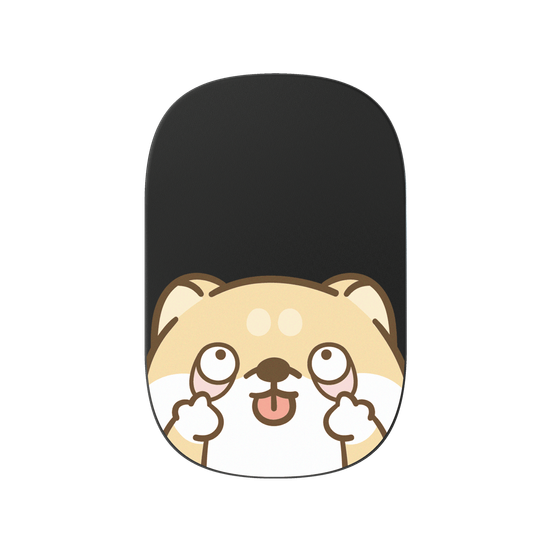 Shiba Pulling a Face