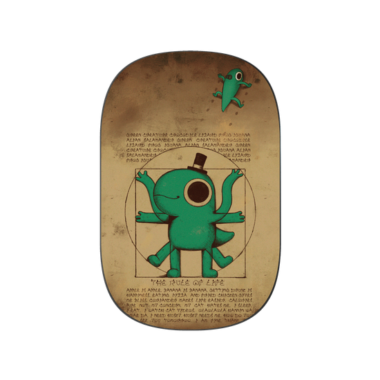 Vitruvian Lizard