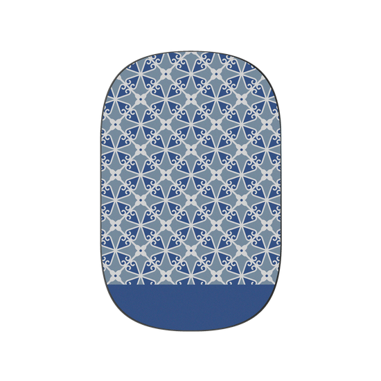 Treillis ornemental bleu