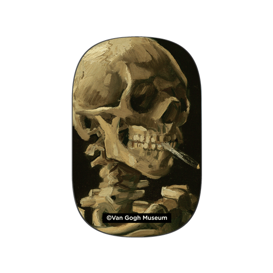 Head of a Skeleton with a Burning Cigarette