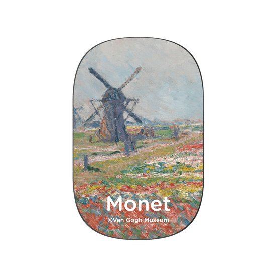 Campos de Tulipanes y Molinos de Viento - Claude Monet