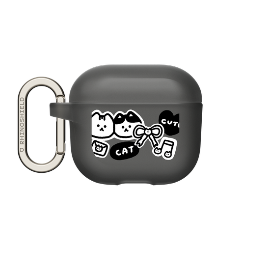 Many Cat Stickers(black&white)