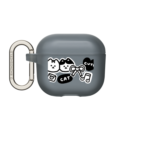 Many Cat Stickers(black&white)