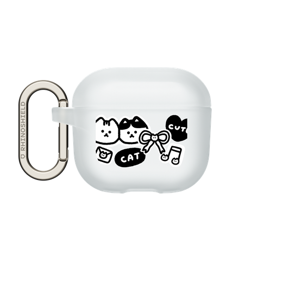 Many Cat Stickers(black&white)