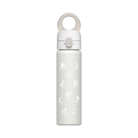 HIRAGANA AIUEO KAKIKUKEKO (WHITE)
