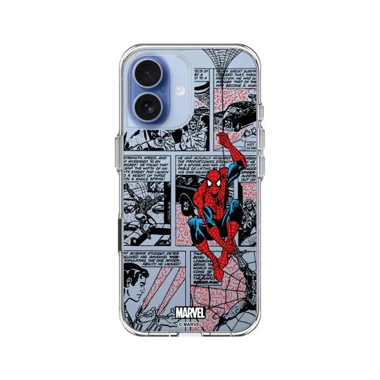 iPhone 17 Clear Case（Bouton de caméra） Transparent - MARVEL / Spiderman - BD