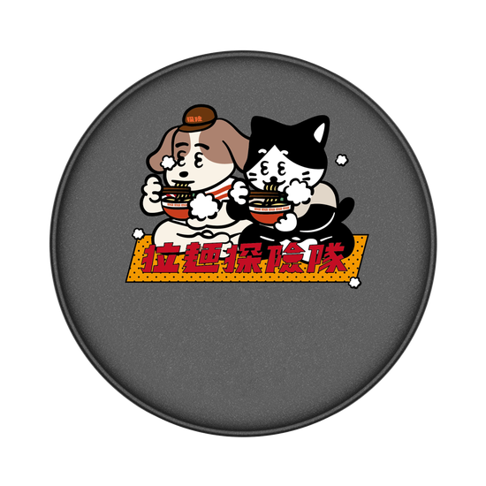 Dog and Cat Grand Adventure- Eating ramen