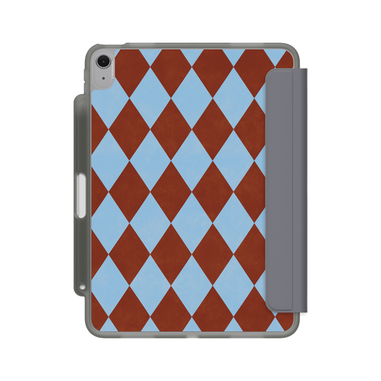 Losange Grid - Blue