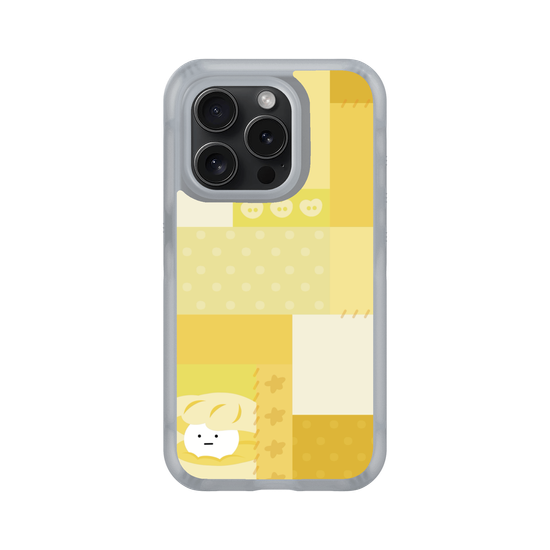 patchwork of yellow shell