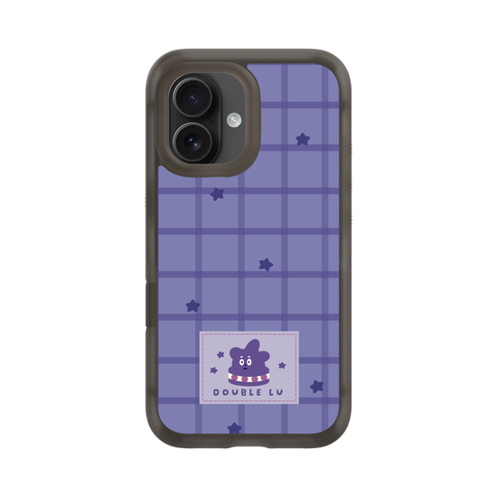 little purple monster dessert fabric labels