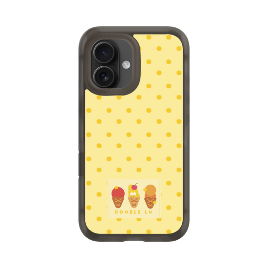little yellow monster dessert fabric labels
