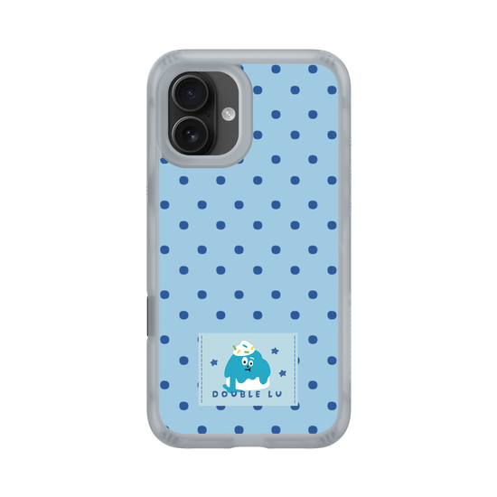 little blue monster dessert fabric labels
